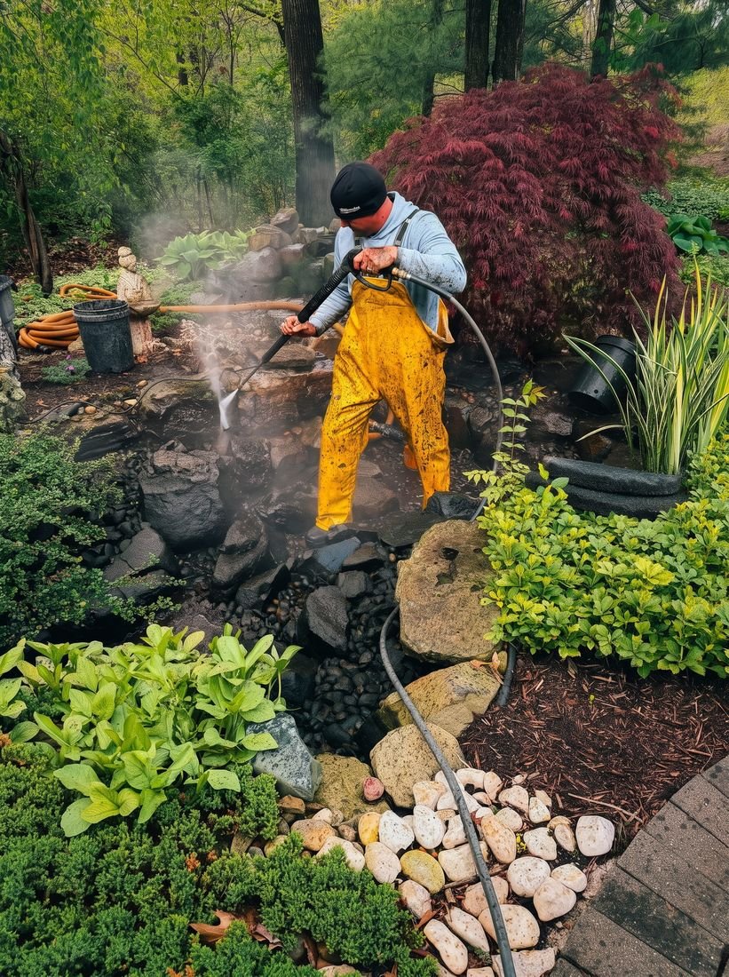 Pond clean out